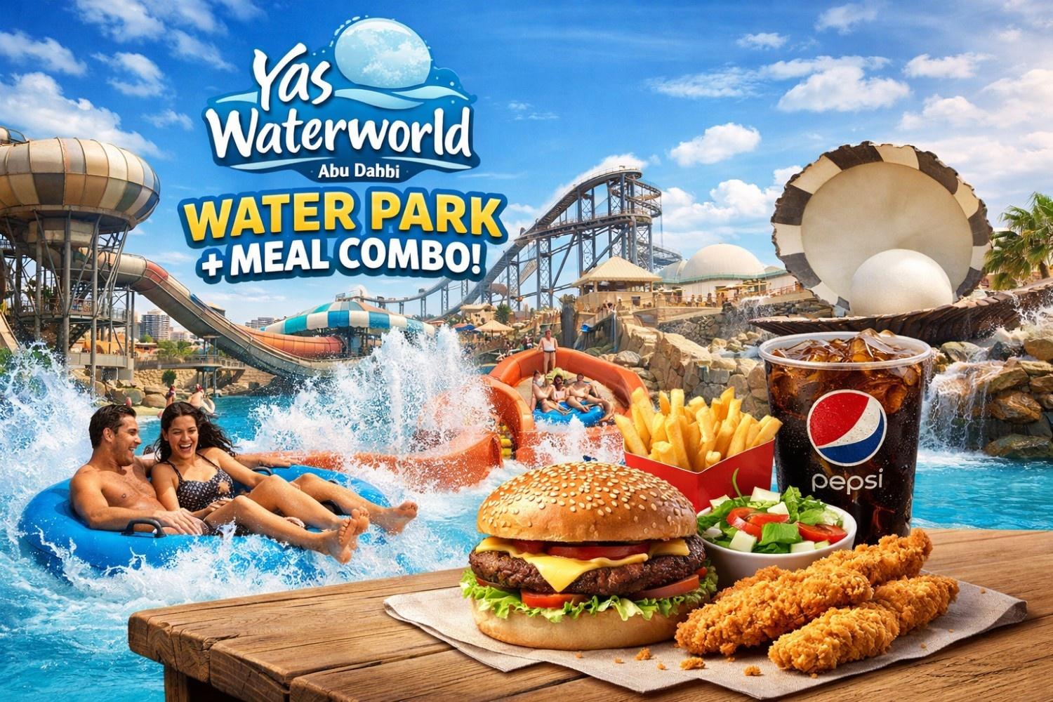 YAS Waterworld Abu Dhabi + Meal