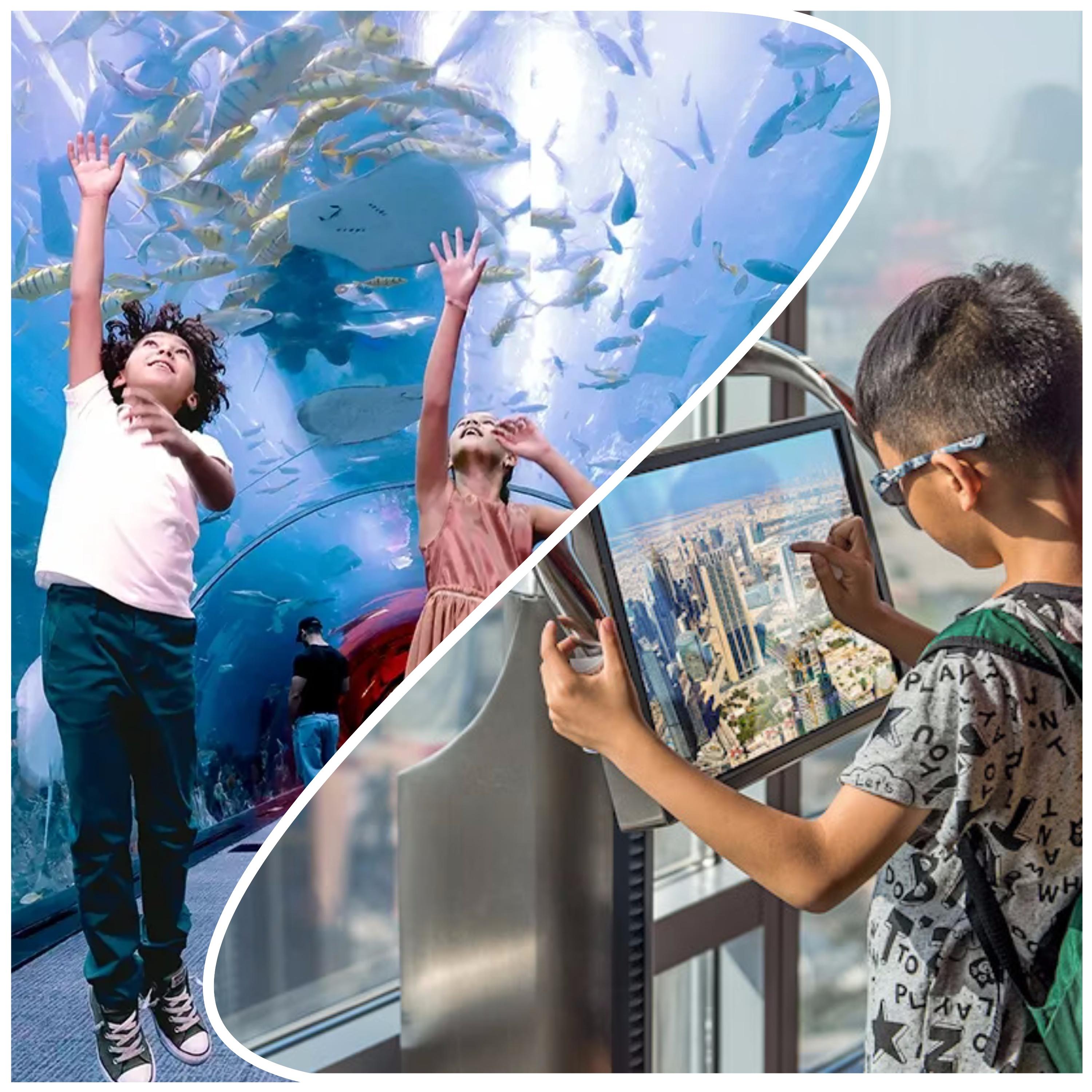 Combo - Burj Khalifa At the Top (Level 124 and 125) + Dubai Aquarium